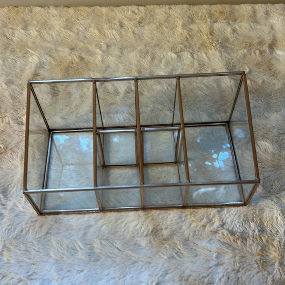 Rose Gold-Tone Vanity Organizer